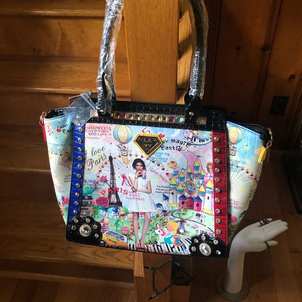 LANY brand vegan pocketbook/tote